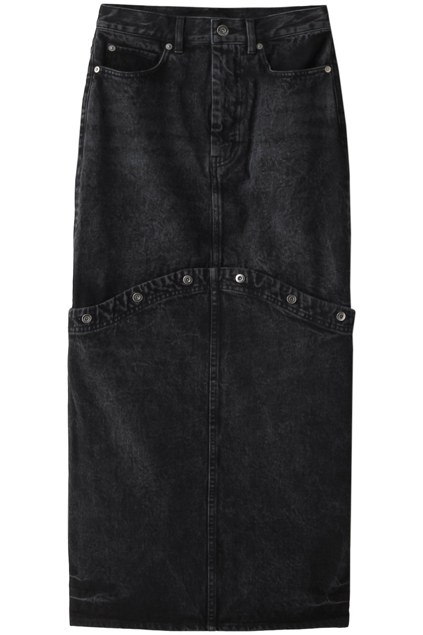 メゾンスペシャル/MAISON SPECIALの2way Length Denim Skirt/2WAYレングスデニムスカート(BLK(ブラック)/21241515302)