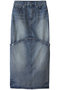 2way Length Denim Skirt/2WAYレングスデニムスカート メゾンスペシャル/MAISON SPECIAL BLU(ブルー)