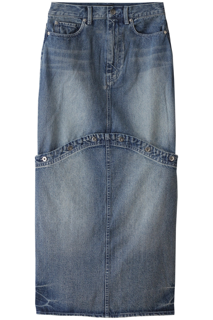 MAISON SPECIAL 2way Length Denim Skirt/2WAYレングスデニムスカート (BLU(ブルー), 36) メゾンスペシャル ELLE SHOP