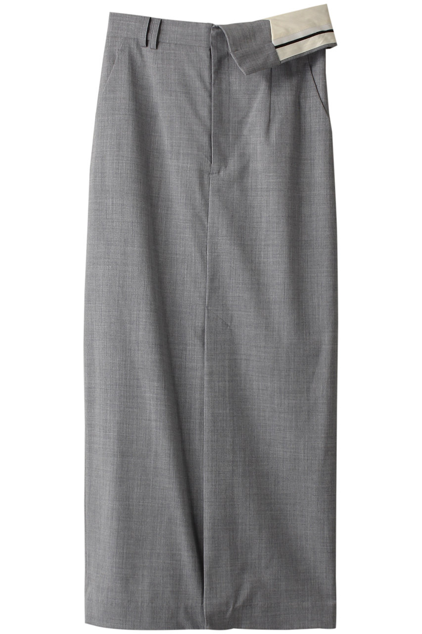 MAISON SPECIAL Turnback Waist Tight Maxi Skirt/ターンバックウエストタイトマキシスカート (GRY(グレー), 36) メゾンスペシャル ELLE SHOP MAISON SPECIAL Turnback Waist Tight Maxi Skirt/ターンバックウエストタイトマキシスカート (GRY(グレー), 36) メゾンスペシャル ELLE SHOP