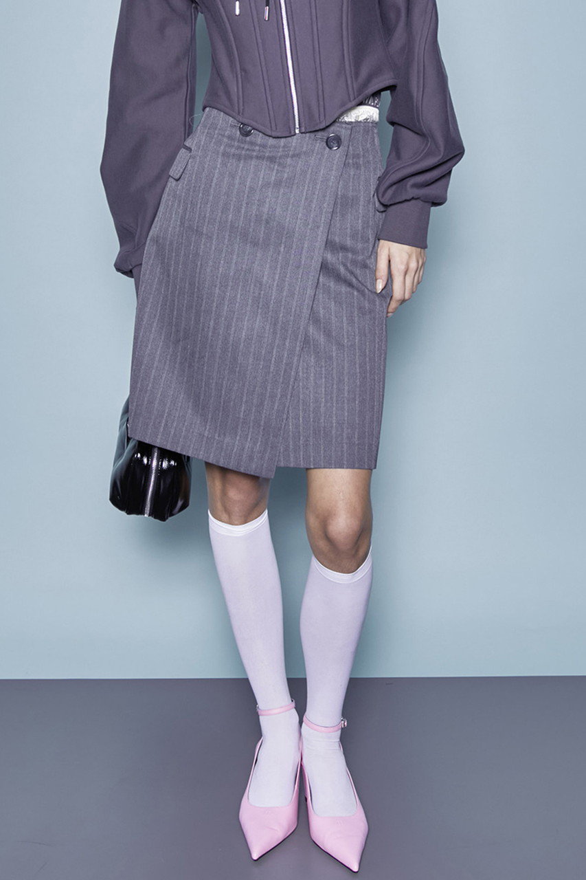 MAISON SPECIAL プリーツラップミニスカート メゾンスペシャル MAISON SPECIAL(メゾンスペシャル)｜Pleats Wrap Mini Skirt/プリーツ