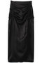 Satin Shirring Tight Skirt/サテンシャーリングタイトスカート メゾンスペシャル/MAISON SPECIAL BLK(ブラック)