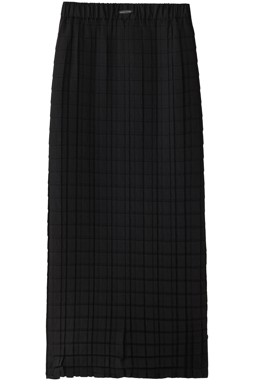 メゾンスペシャル/MAISON SPECIALのBox Pleated Skirt/ボックスプリーツスカート(BLK(ブラック)/21241515705)