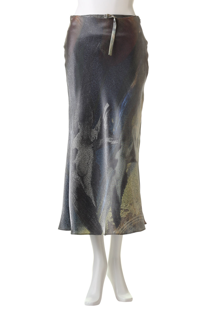 Swallow Imagination Print Skirt アートプリント Swallow Imagination Print Skirt