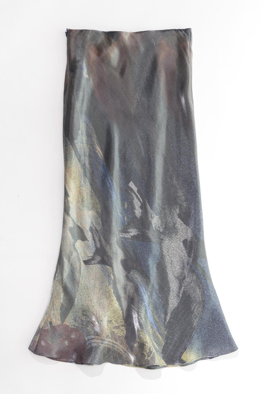 MAISON SPECIAL(メゾンスペシャル)｜Swallow Imagination Print Skirt 