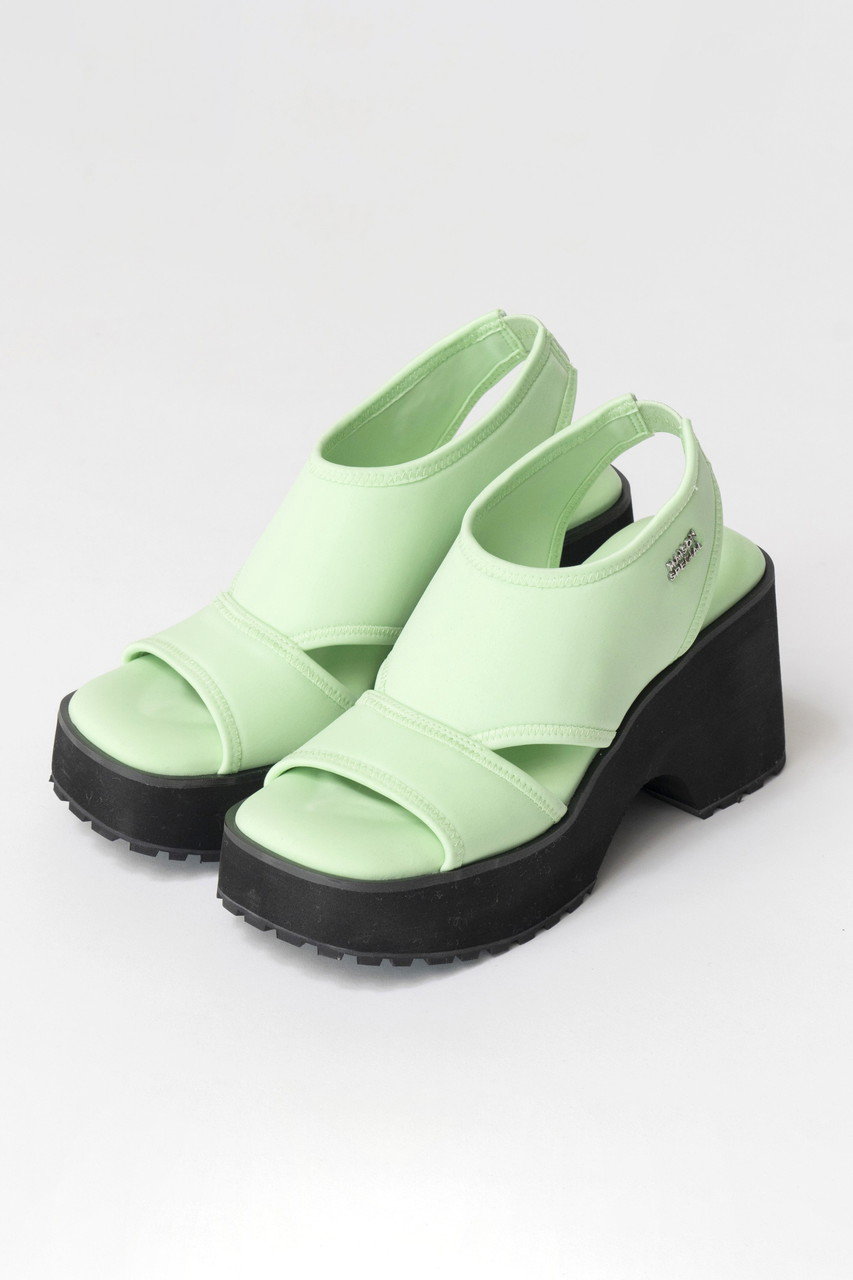 MAISON SPECIAL Stretch Cut Off Sandals/ストレッチカットオフサンダル (M.GRN(ミントグリーン), 36(約23cm)) メゾンスペシャル ELLE SHOP MAISON SPECIAL Stretch Cut Off Sandals/ストレッチカットオフサンダル (M.GRN(ミントグリーン), 36(約23cm)) メゾンスペシャル ELLE SHOP