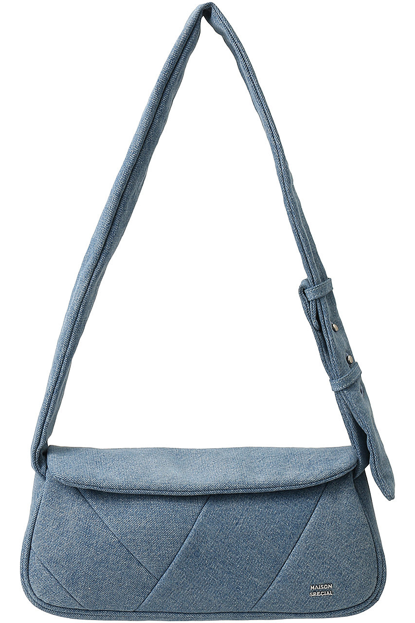 MAISON SPECIAL Quilted Narrow Flap Bag/キルティングナローフラップバッグ (BLU(ブルー), FREE) メゾンスペシャル ELLE SHOP