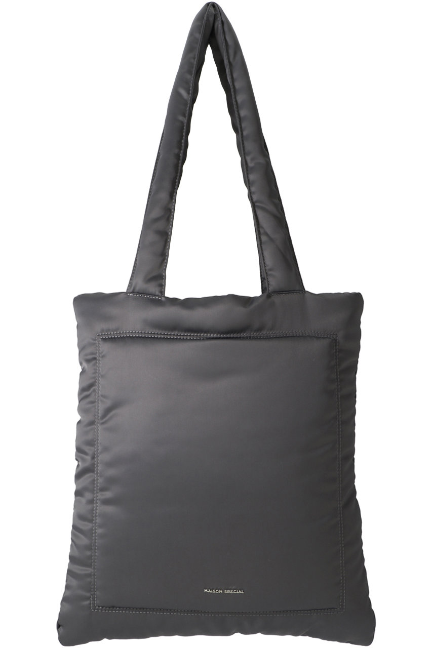 メゾンスペシャル/MAISON SPECIALの【予約販売】Multi-Fabric Puffer Tote Bag/マルチファブリックパッファーバッグ(C.GRY(チャコールグレー)/21241615505)