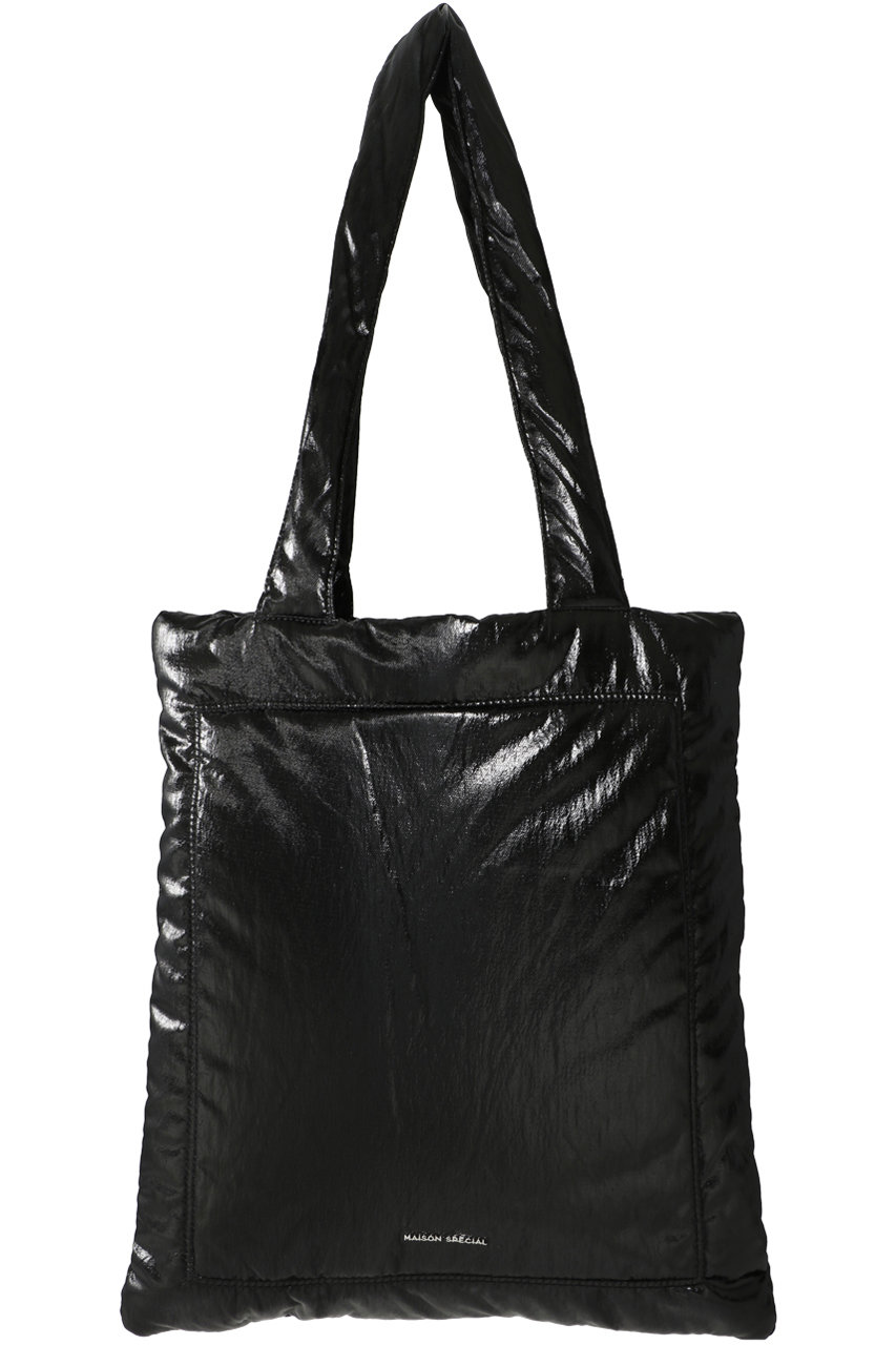 MAISON SPECIAL Multi-Fabric Puffer Tote Bag/マルチファブリックパッファーバッグ (D.BLK(ブラック), FREE) メゾンスペシャル ELLE SHOP