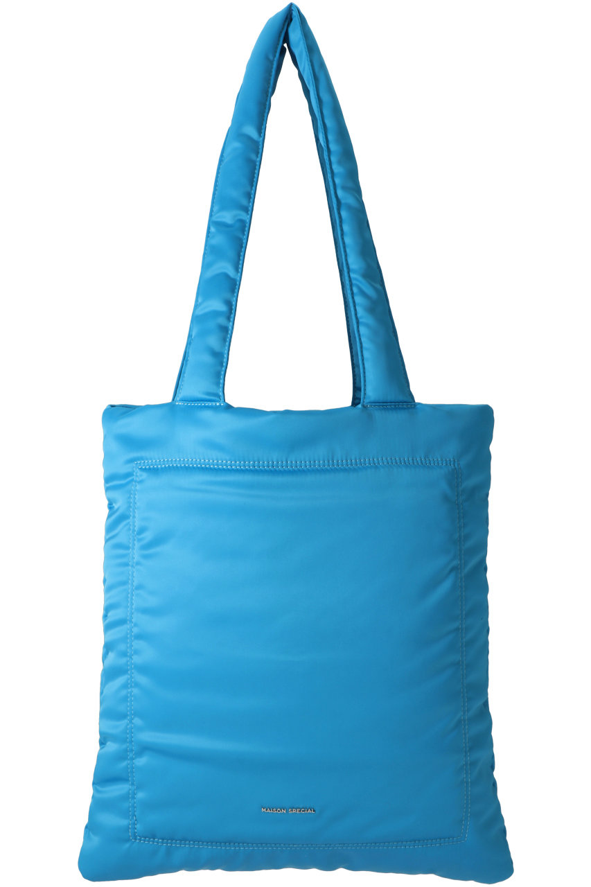 MAISON SPECIAL Multi-Fabric Puffer Tote Bag/マルチファブリックパッファーバッグ (S.BLU(スカイブルー), FREE) メゾンスペシャル ELLE SHOP