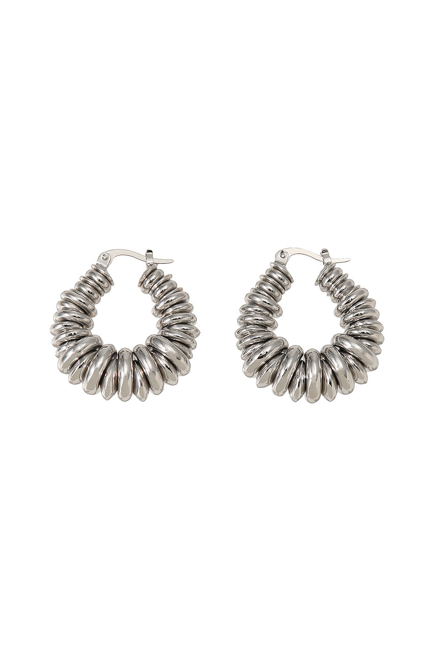 メゾンスペシャル/MAISON SPECIALの【予約販売】Ring Hoop Earrings/リングフープピアス(SLV(シルバー)/21241665502)