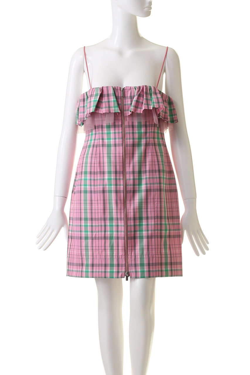 MAISON SPECIAL(メゾンスペシャル)｜Check Camisole Mini Dress 