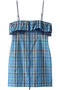Check Camisole Mini Dress/チェックキャミミニワンピース メゾンスペシャル/MAISON SPECIAL BLU(ブルー)