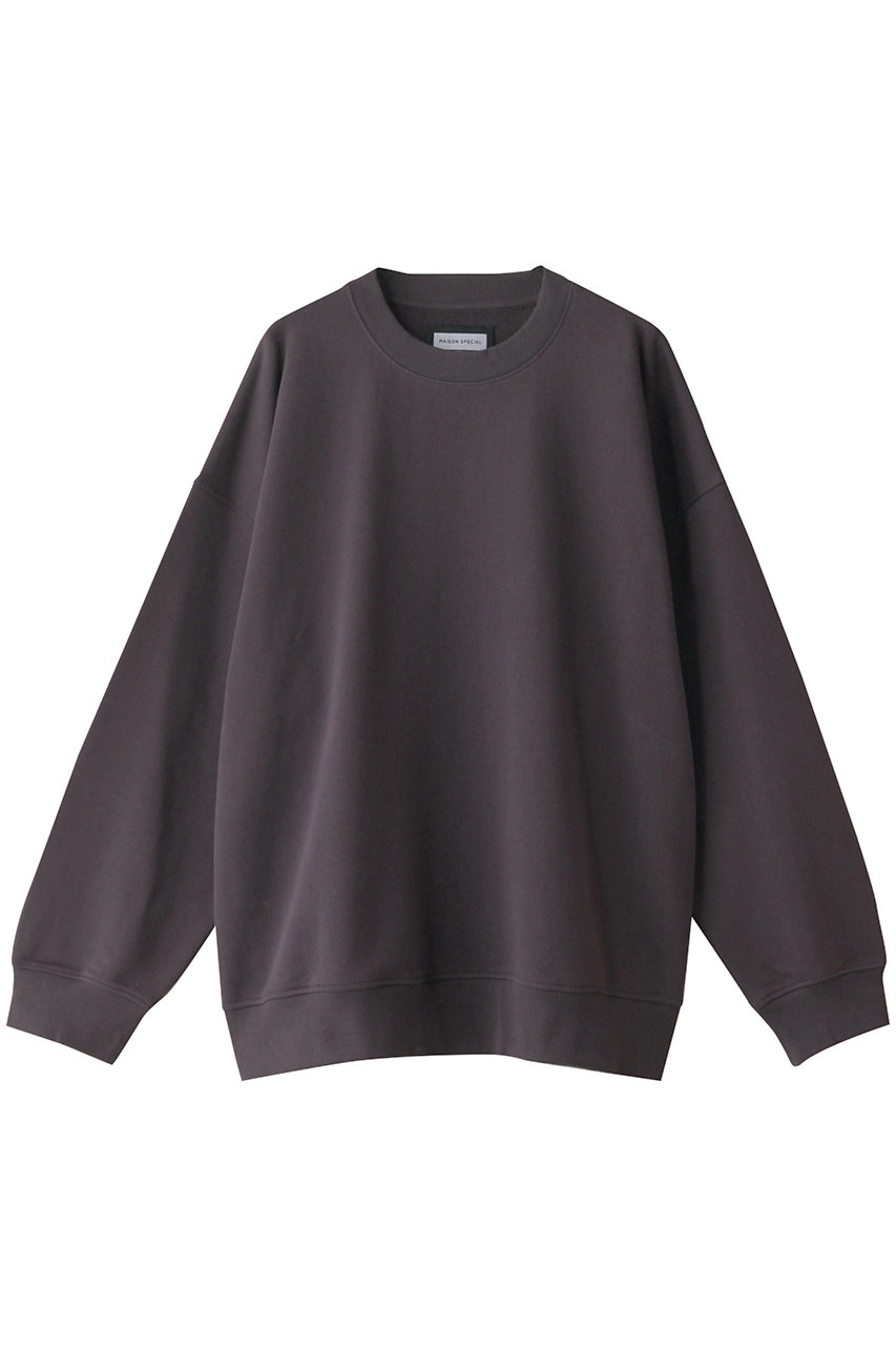 メゾンスペシャル/MAISON SPECIALの【UNISEX】ワンマイルウェアクルーネックスウェット(C.GRY(チャコールグレー)/11242411201)