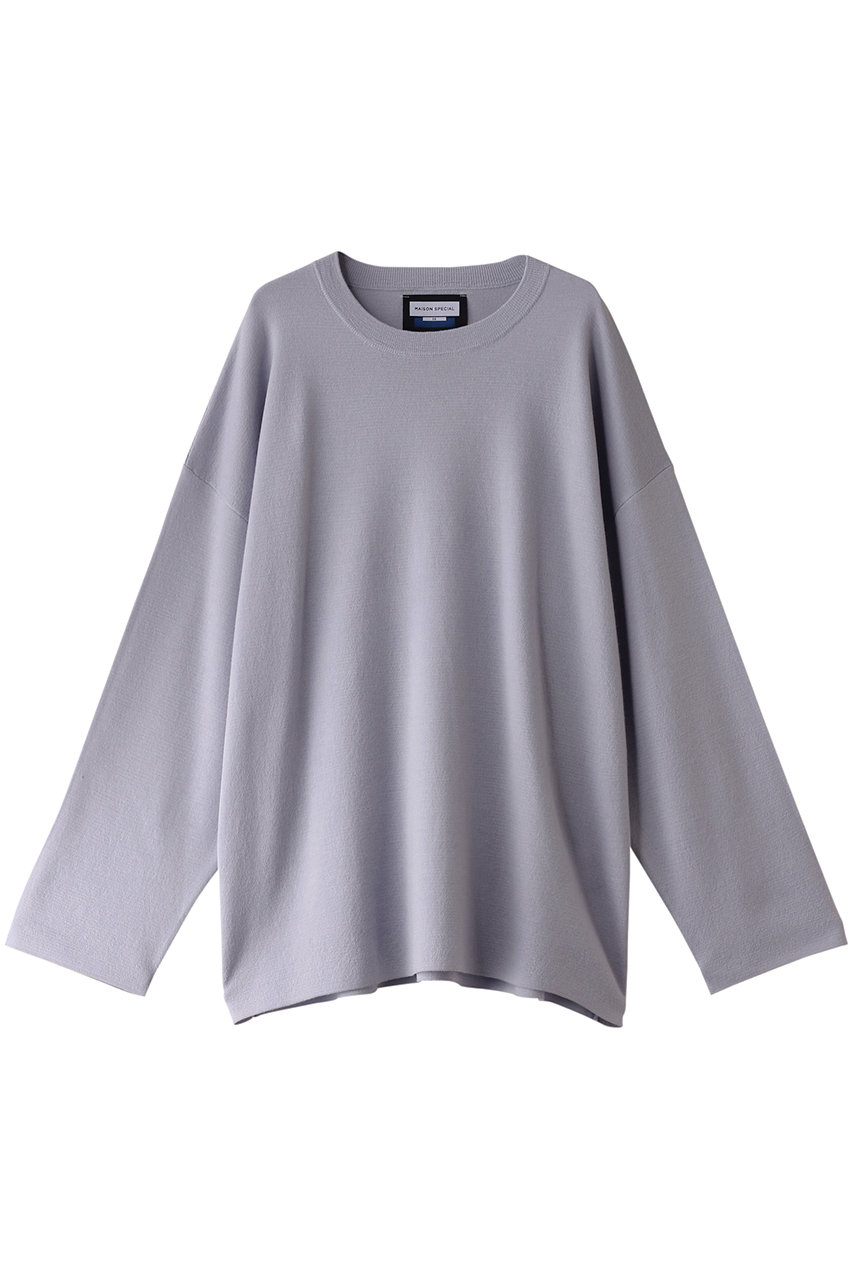 メゾンスペシャル/MAISON SPECIALの【UNISEX】14Gミラノリブwool100ウォッシャブルニット(L.GRY(ライトグレー)/11242361203)