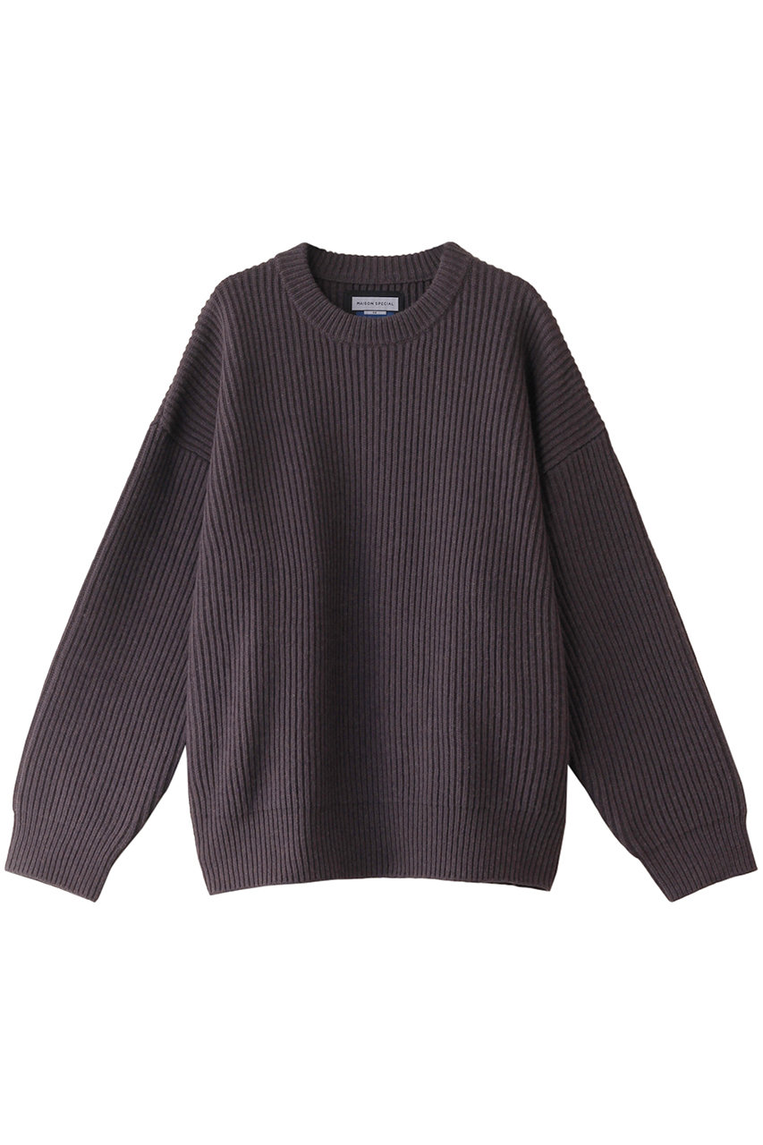 MAISON SPECIAL 【UNISEX】両アゼアミニット (C.GRY(チャコールグレー), 2) メゾンスペシャル ELLE SHOP MAISON SPECIAL 【UNISEX】両アゼアミニット (C.GRY(チャコールグレー), 2) メゾンスペシャル ELLE SHOP