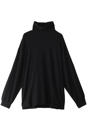 新品袋入り　完売品　メゾンスペシャル　黒長袖Tシャツ セール】《UNISEX》Embroidery Damage Over-Dye Crew Neck Long