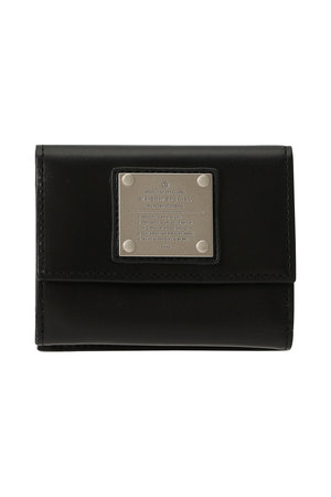 メゾンスペシャル/MAISON SPECIALの【UNISEX】三つ折りウォレット メタルプレートつき(120700/120701)