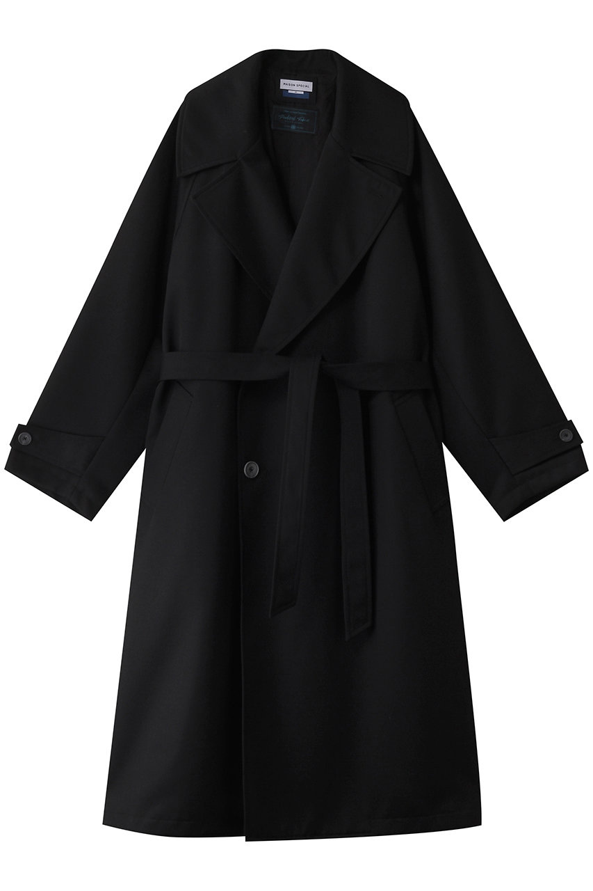 MAISON SPECIAL 【UNISEX】イタリアンデッドストックアルスターコート (D.BLK(ブラック), 2) メゾンスペシャル ELLE SHOP MAISON SPECIAL 【UNISEX】イタリアンデッドストックアルスターコート (D.BLK(ブラック), 2) メゾンスペシャル ELLE SHOP