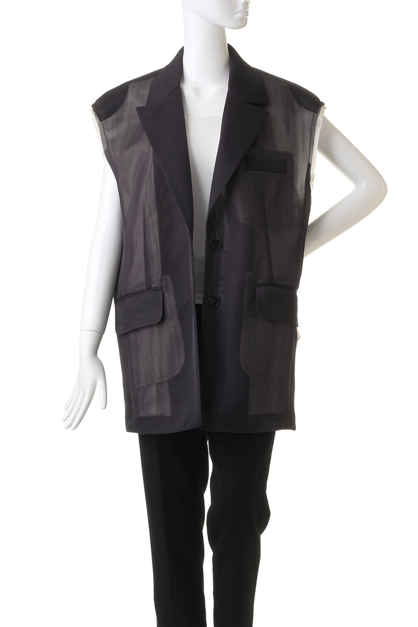 MAISON SPECIAL(メゾンスペシャル)｜See-through Gilet/シースルージレ