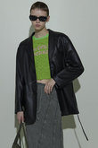 Leather Tailored Jacket/レザーテーラードジャケット