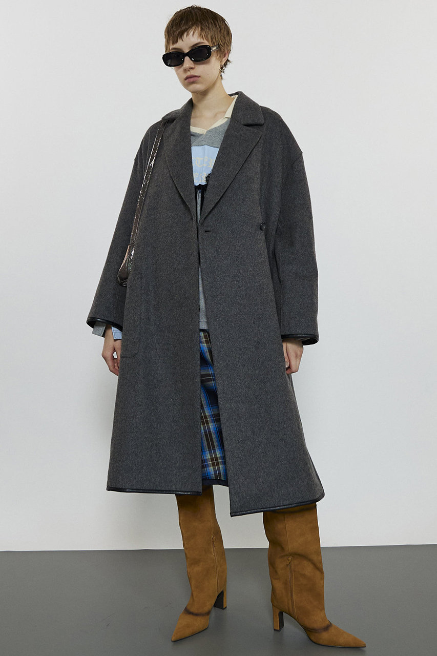 MAISON SPECIAL(メゾンスペシャル)｜Cashmere Beaver Chester Coat/カシミヤビーバーチェスターコート/GRY( グレー) の通販｜ELLESHOP・(エル・ショップ)