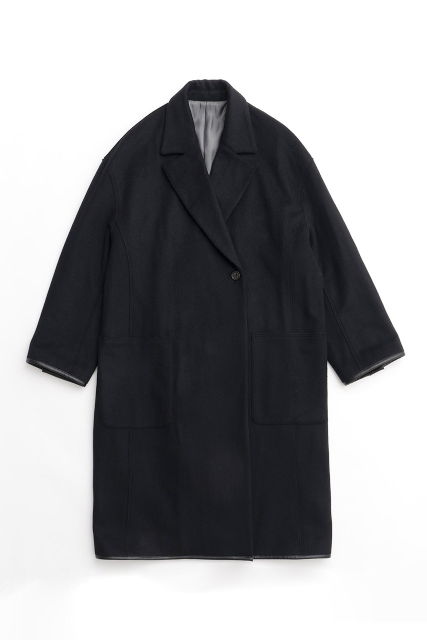 メゾンスペシャル/MAISON SPECIALの【予約販売】Cashmere Beaver Chester Coat/カシミヤビーバーチェスターコート(BLK(ブラック)/21242165101)