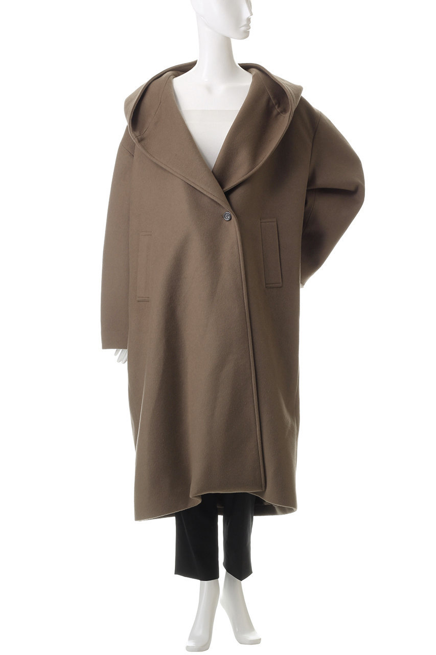 Cashmere Beaver Processing Hood Coat/カシミアビーバーフード