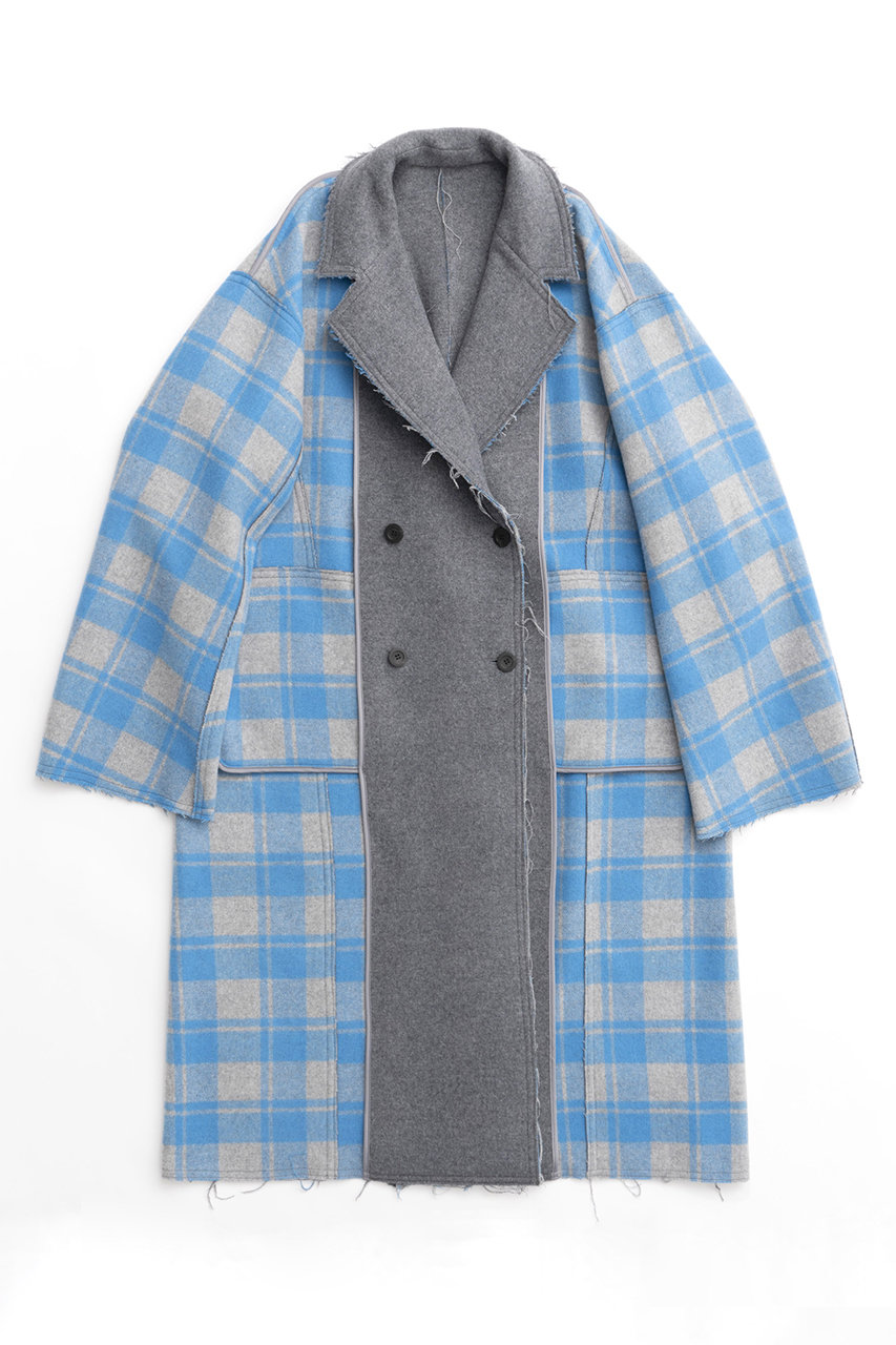 カットオフツイードオーバーコート【MAISON SPECIALメゾンスペシャル】 MAISON SPECIAL（メゾンスペシャル）の「Cut-off Tweed Overcoat