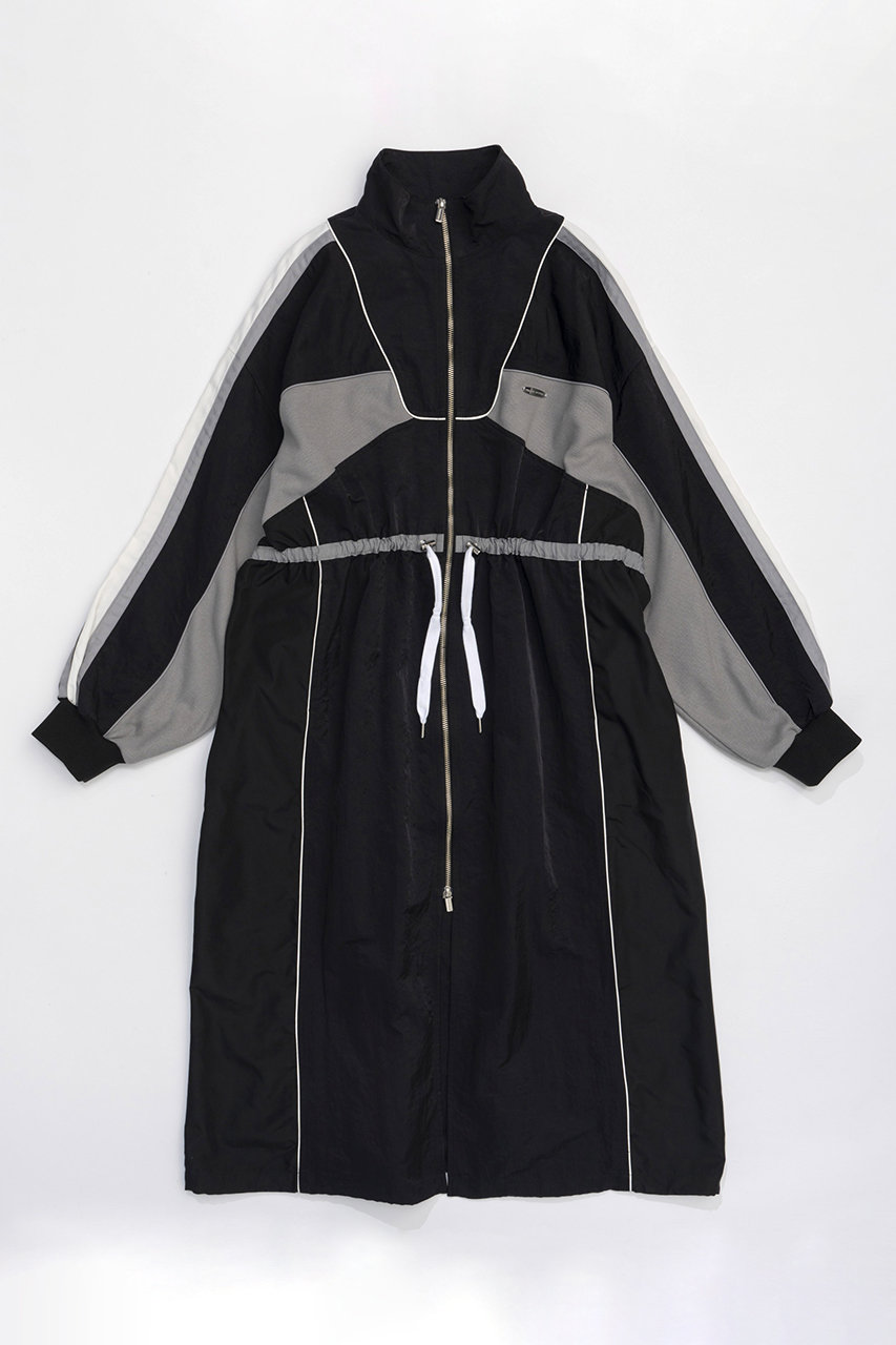 メゾンスペシャル/MAISON SPECIALのColor Blocking Sporty Coat/カラーブロッキングスポーティコート(BLK(ブラック)/21242165304)