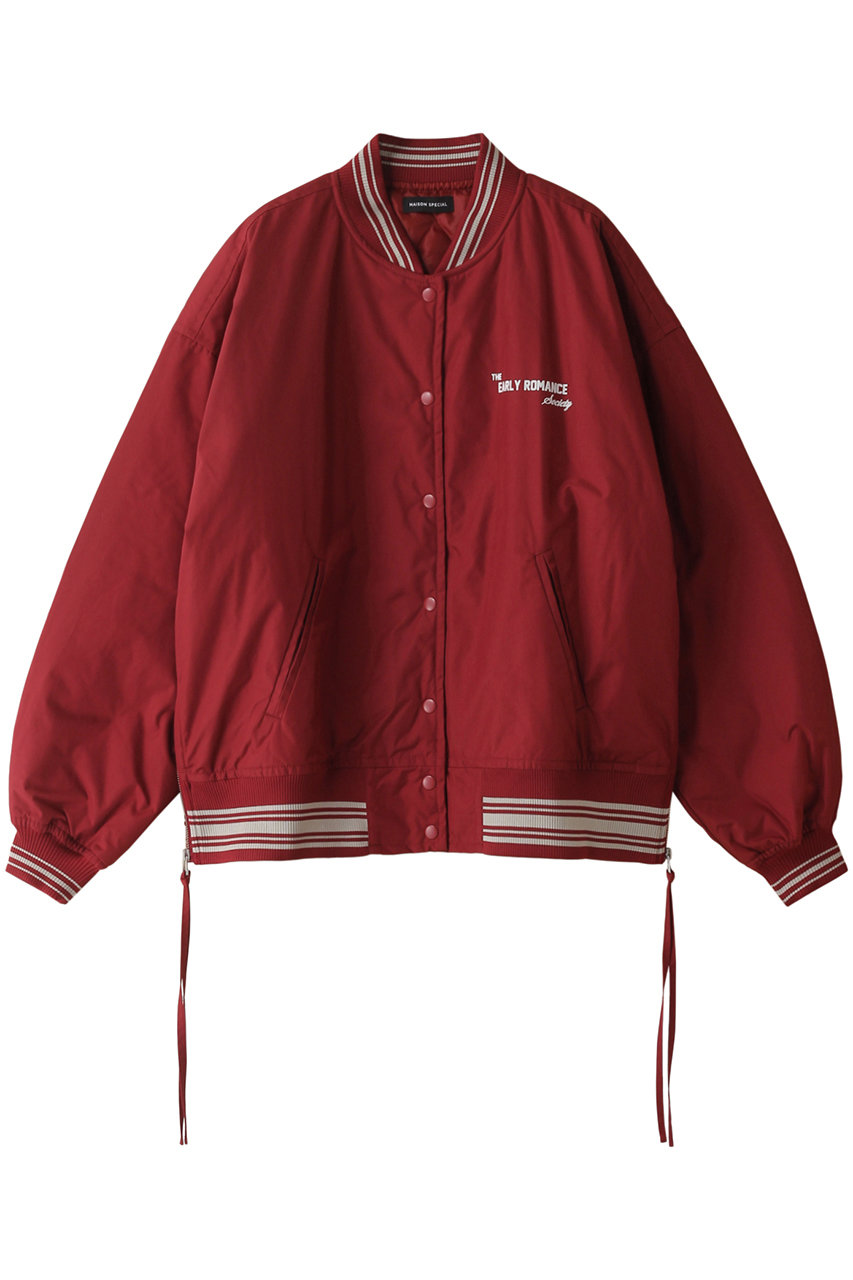 メゾンスペシャル/MAISON SPECIALのOxford Fabric Blouson/オックスブルゾン(BRD(ボルドー)/21242215308)