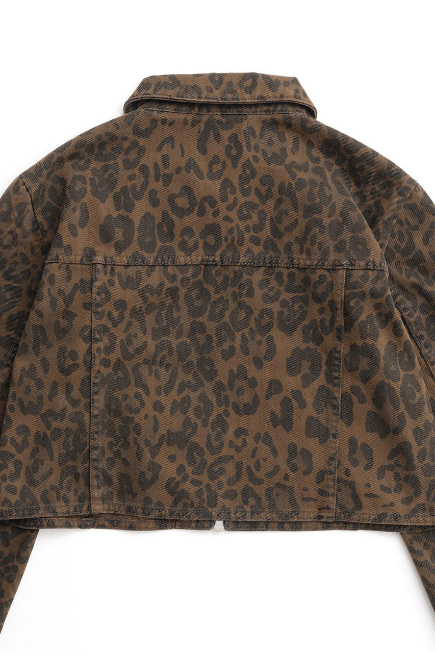 MAISON SPECIAL レオパード ジャケット ブルゾン メゾンスペシャル MAISON SPECIAL ブルゾン アウター Leopard Compact Silhouette