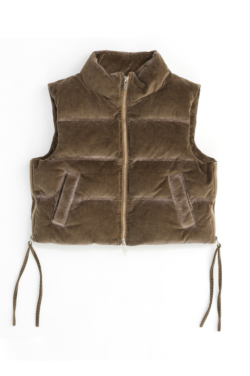 メゾンスペシャル/MAISON SPECIALの【予約販売】Multi Fabric Puffer Vest/マルチファブリックパッファーベスト(BRN(ブラウン)/21242215701)