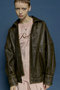 【予約販売】Faux Leather Oversized Blouson/フェイクレザーオーバーブルゾン メゾンスペシャル/MAISON SPECIAL