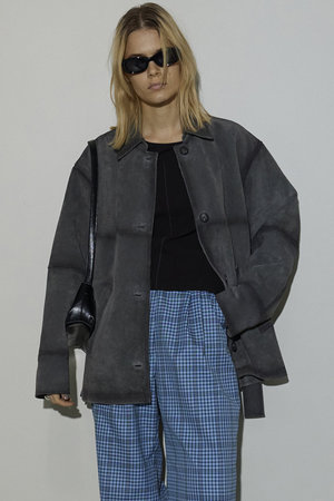 メゾンスペシャル/MAISON SPECIALのReal Suede Oversized Shirt/リアルスエードオーバーシャツ(110400/110403)