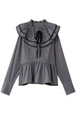 MAISON SPECIAL(メゾンスペシャル)｜Edge Trim Ruffle Shirt