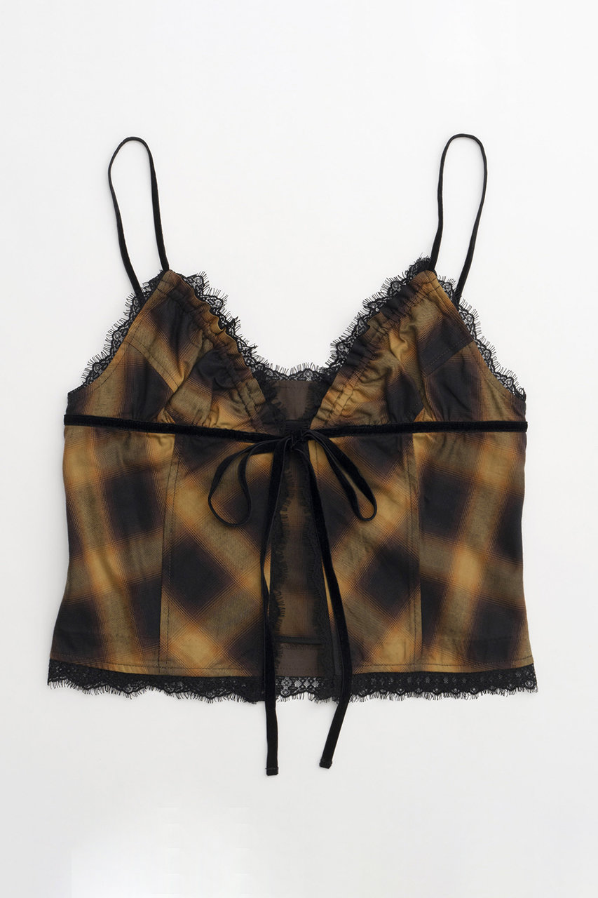 Checkered Lingerie Bustier/チェックランジェリービスチェ