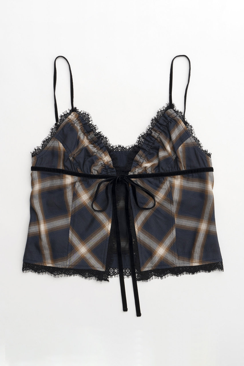 Checkered Lingerie Bustier/チェックランジェリービスチェ