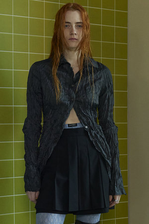 メゾンスペシャル/MAISON SPECIALのTwisted Pleats Compact Shirt/ツイストプリーツコンパクトシャツ(110400/110403)