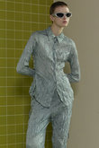 Twisted Pleats Compact Shirt/ツイストプリーツコンパクトシャツ