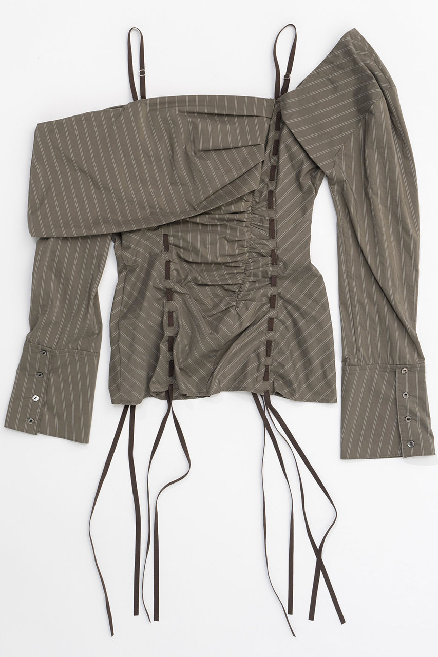 MAISON SPECIAL アシンメトリーリボンオフショルブラウス MAISON SPECIAL（メゾンスペシャル）の「Asymmetry Ribbon Off