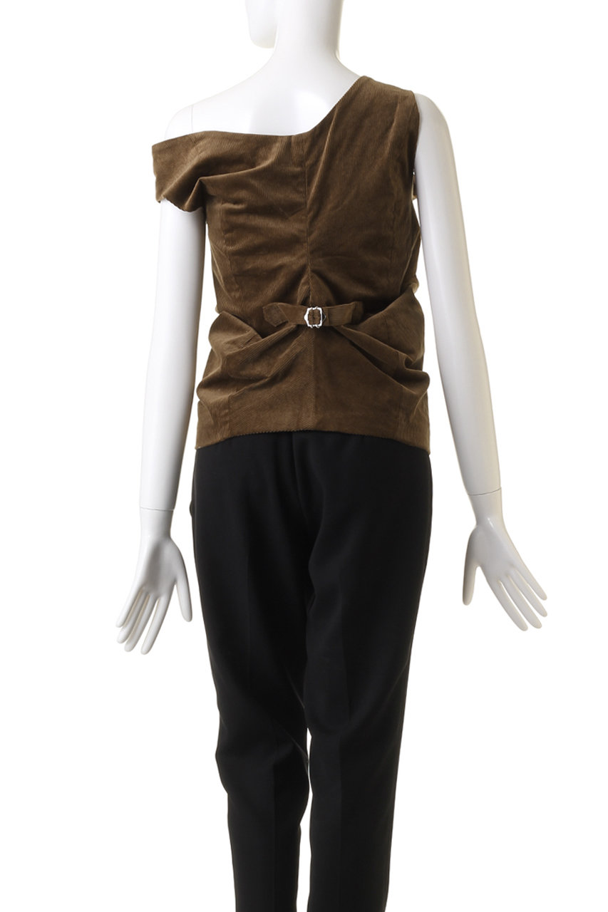 MAISON SPECIAL(メゾンスペシャル)｜Corduroy Asymmetry Vest
