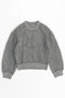 Tulle Layered Low Gauge Reversible Knit Pullover/チュールレイヤーローゲージリバーシブルプルオーバーニット メゾンスペシャル/MAISON SPECIAL GRY(グレー)