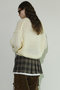 Tulle Layered Low Gauge Reversible Knit Pullover/チュールレイヤーローゲージリバーシブルプルオーバーニット メゾンスペシャル/MAISON SPECIAL