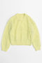 Tulle Layered Low Gauge Reversible Knit Pullover/チュールレイヤーローゲージリバーシブルプルオーバーニット メゾンスペシャル/MAISON SPECIAL LIME(ライム)