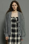 Tulle Layered Low Gauge Reversible Knit Cardigan/チュールレイヤーローゲージリバーシブルニットカーディガン メゾンスペシャル/MAISON SPECIAL