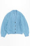 Tulle Layered Low Gauge Reversible Knit Cardigan/チュールレイヤーローゲージリバーシブルニットカーディガン メゾンスペシャル/MAISON SPECIAL BLU(ブルー)