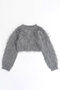 【予約販売】Shaggy Short Length Knitwear/シャギーショートニット メゾンスペシャル/MAISON SPECIAL GRY(グレー)