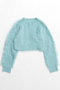【予約販売】Shaggy Short Length Knitwear/シャギーショートニット メゾンスペシャル/MAISON SPECIAL BLU(ブルー)