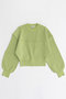 Outseam Cocoon Sleeve Knitwear/アウトシームコクーンスリーブニット メゾンスペシャル/MAISON SPECIAL LIME(ライム)